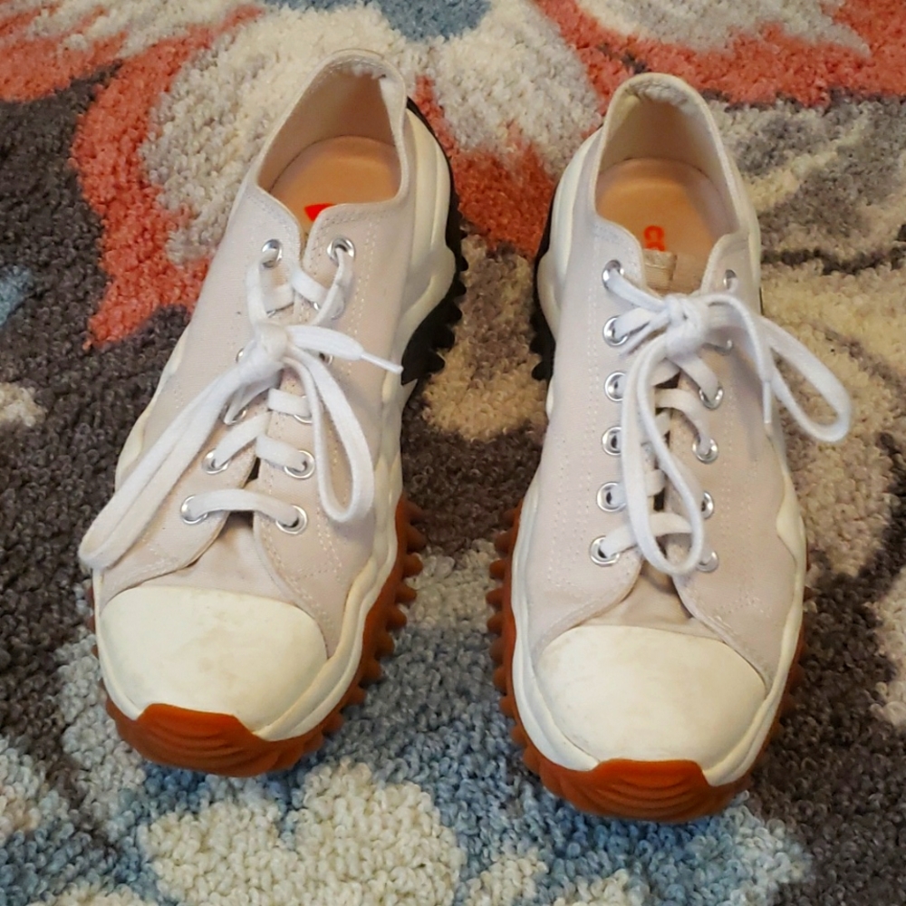 Size 10 Womens Platform chunky low rise Converse